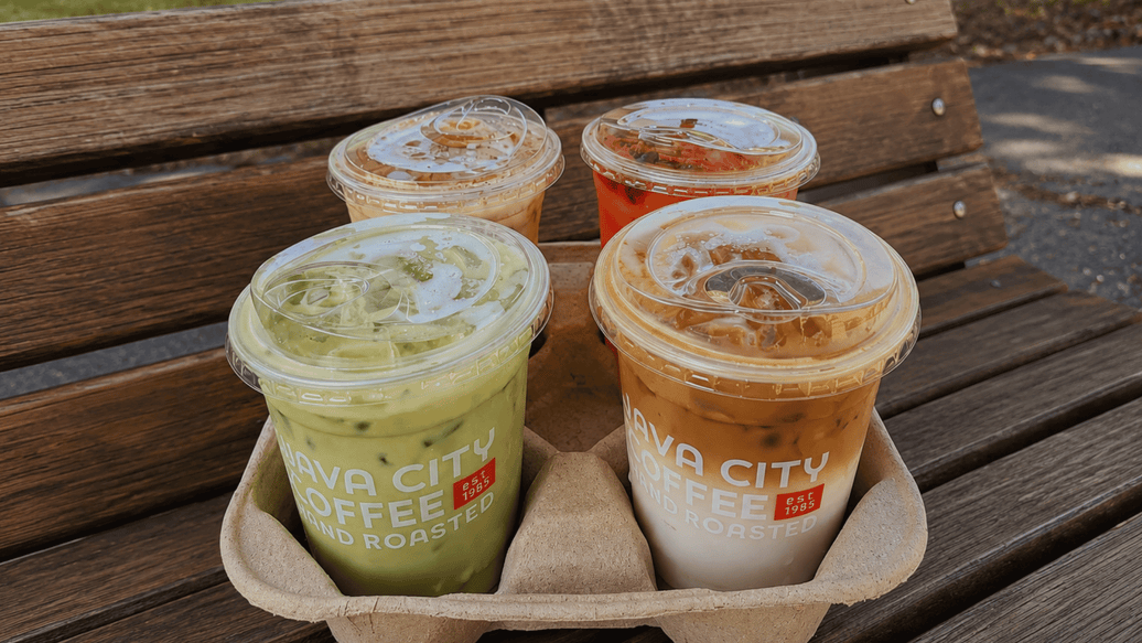 Summer iced drinks from Java City's drive-up cafe