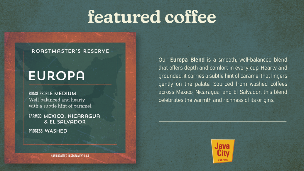 About Our Europa Blend