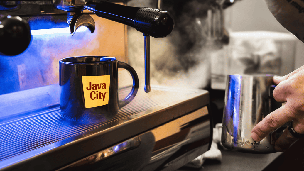 Partner with Java City for a complete beverage program: wholesale coffee, Torani syrups, Dr. Smoothie blends, and more from one supplier.